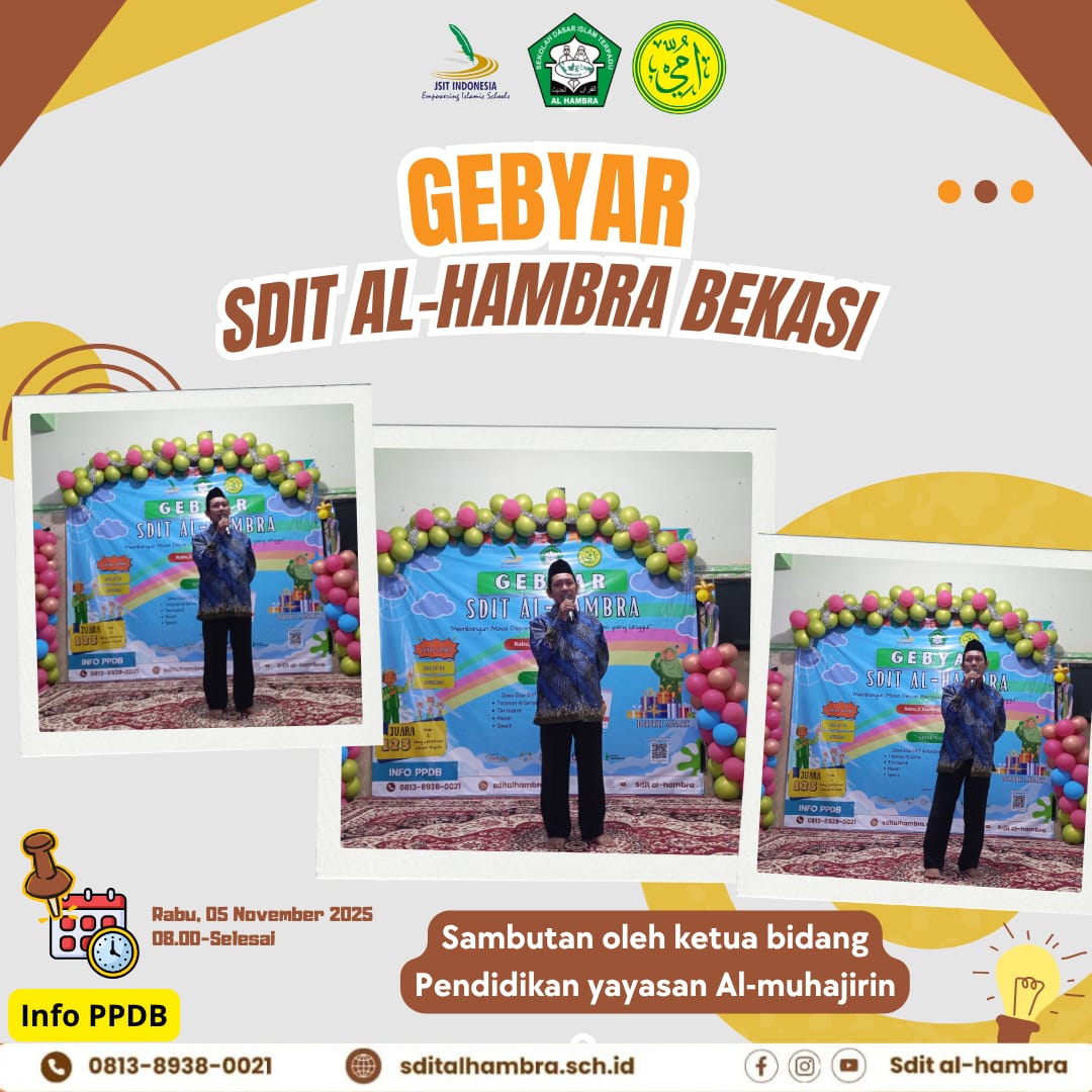 Sambutan Ketua Bidang Pendidikan Yayasan Al-Muhajirin